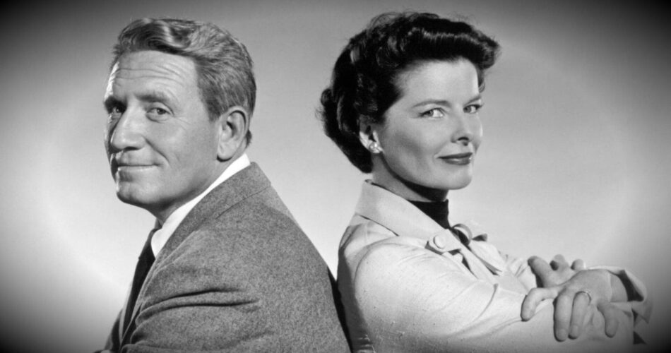 Spencer Tracy i Katharine Hepburn w filmie "Żebro Adama" (reż. George Cukor, 1949)