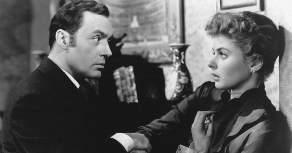 Charles Boyer i Ingrid Bergman w filmie "Gasnący płomień" (reż. George Cukor, 1944)