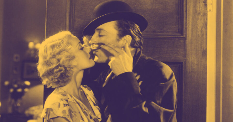 Bette Davis i Warren William w filmie "Czarny rumak" (reż. Alfred E. Green, 1932)