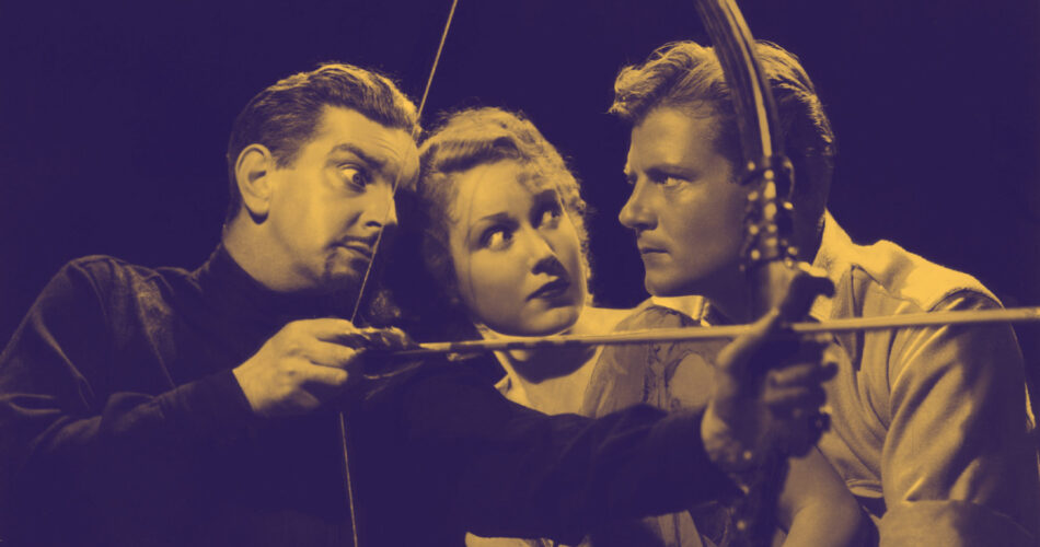Leslie Banks, Fay Wray i Joel McCrea w filmie "Hrabia Zarow" (reż. Ernest B. Schoedsack, Irving Pichel, 1932)
