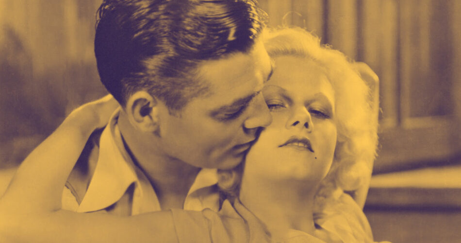Clark Gable i Jean Harlow w filmie "Kaprys platynowej blondynki" (reż. Victor Fleming, 1932)