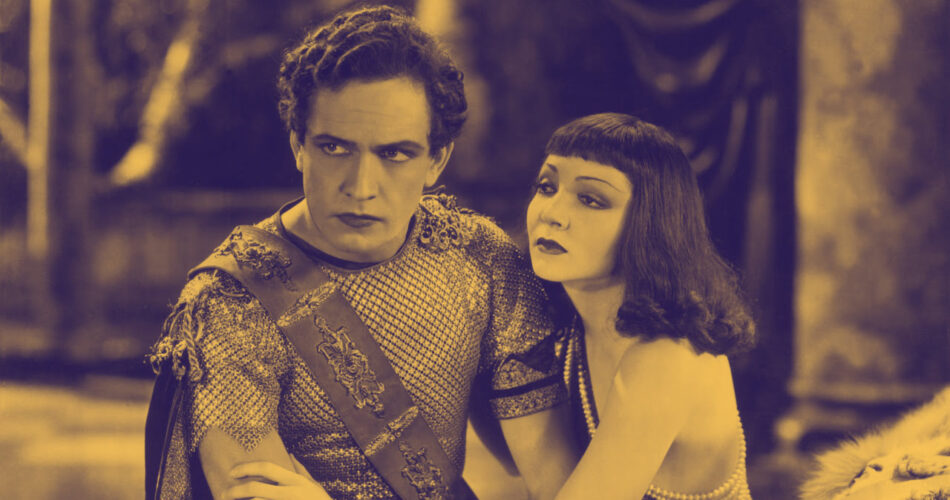 Fredric March i Claudette Colbert w filmie "Pod znakiem Krzyża" (reż. Cecil B. DeMille, 1932)