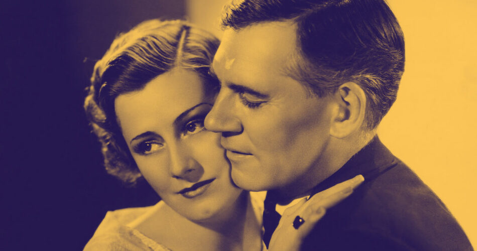 Irene Dunne i Walter Huston w filmie "Ann Vickers" (reż. John Cromwell, 1933)