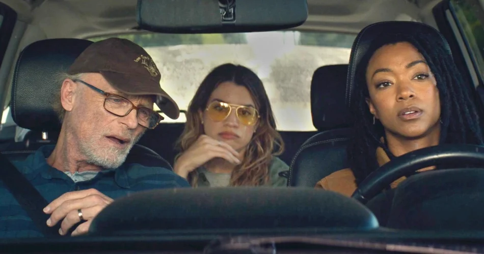 Ed Harris, Natalie Morales i Sonequa Martin-Green w filmie "My Dead Friend Zoe" (reż. Kyle Hausmann-Stokes, 2024)