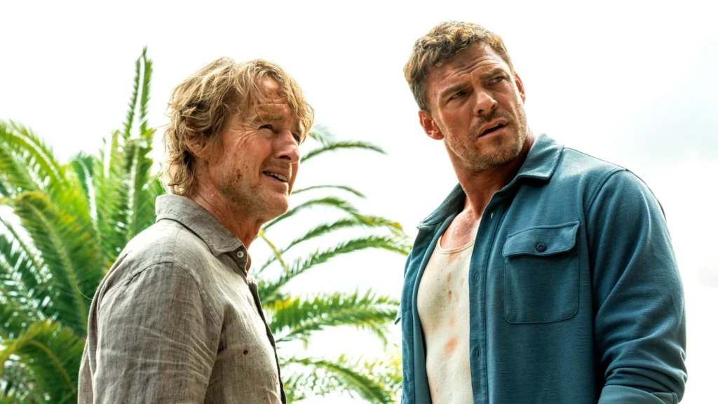 Owen Wilson i Alan Ritchson w filmie "Runner" (reż. Scott Waugh, 2026)