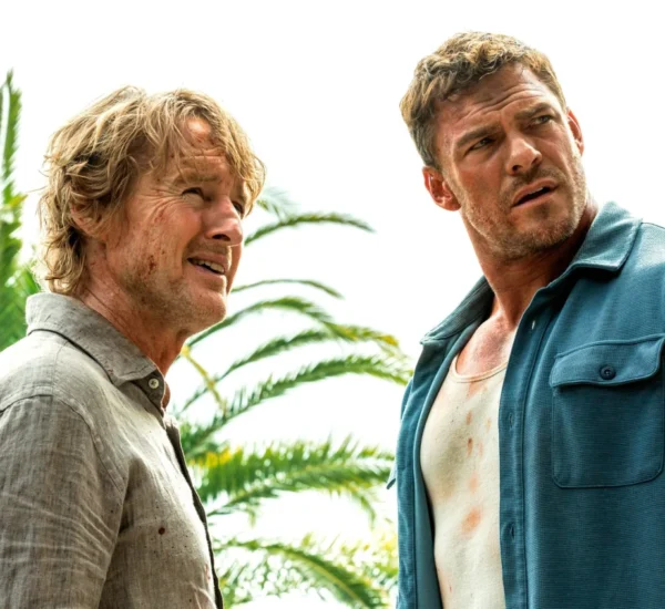 Owen Wilson i Alan Ritchson w filmie "Runner" (reż. Scott Waugh, 2026)