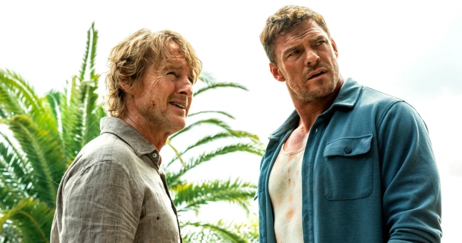 Owen Wilson i Alan Ritchson w filmie "Runner" (reż. Scott Waugh, 2026)